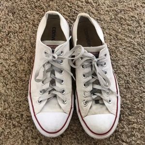 White Converse Size 9
